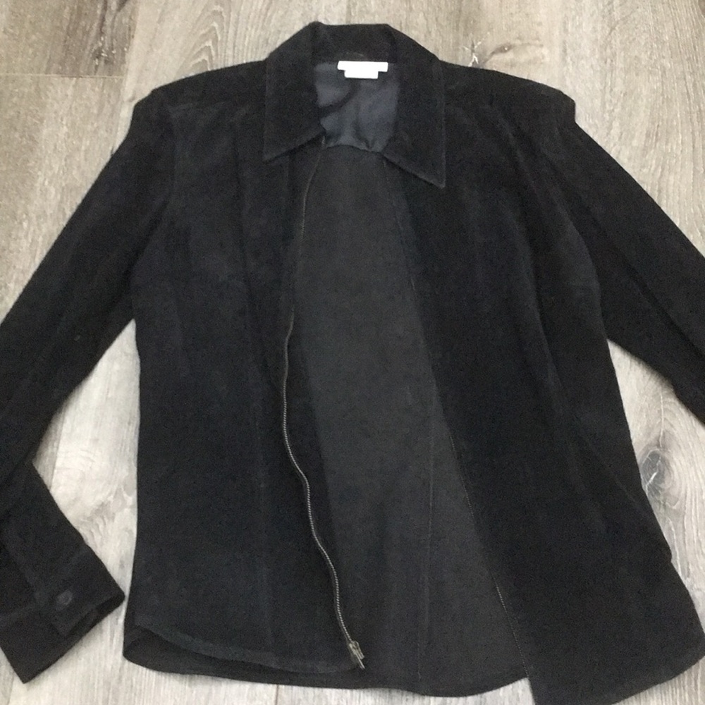Women suede blazer
